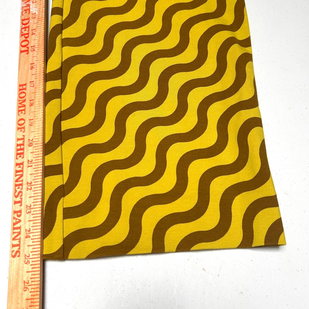 Anthropologie Maeve Colette Pants 29 Wave Print High Rise Wide Leg Crop - Picture 10 of 11